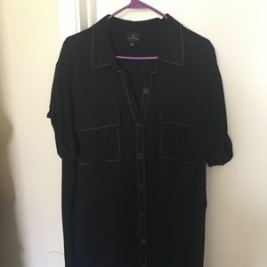 Coat dress black